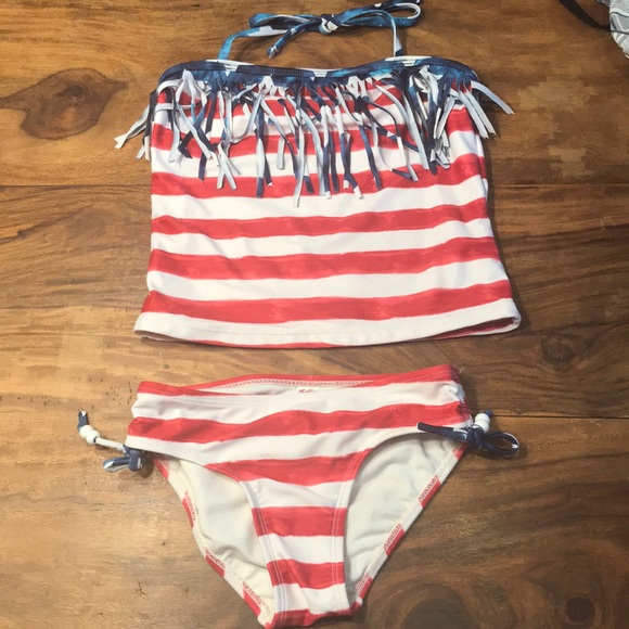 patriotic tankini swimsuit